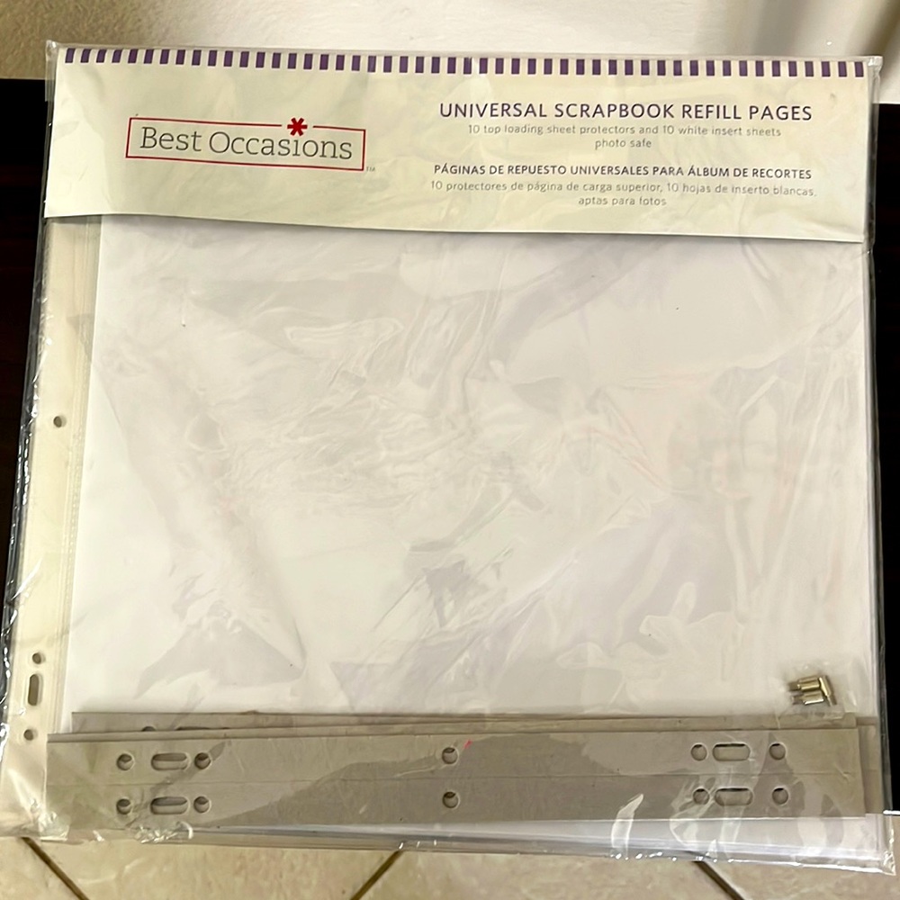 Universal Scrapbook Refill Pages